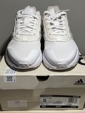 adidas Kids White Sneakers